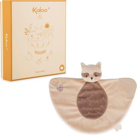 Doudou de dentition raton laveur Marron 1 - vertbaudet enfant 