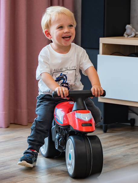 Draisienne baby moto à roues silencieuses Bleu Aqua+Rouge corail+Vert bud racing 12 - vertbaudet enfant 