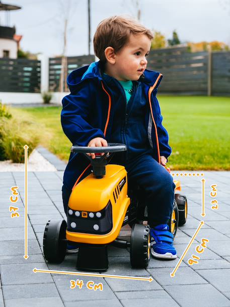 Porteur tracteur avec remorque Blanc et rose+Jaune JCB+Rouge et bleu+Vert Claas 11 - vertbaudet enfant 