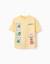 T-shirt en coton avec imprimés minecraft Jaune 1 - vertbaudet enfant 