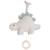 Peluche musicale animals laurel Ecru, vert d'eau 1 - vertbaudet enfant 