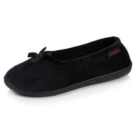 Chaussons ballerines ultra confortables semelle à mémoire de forme Noir 1 - vertbaudet enfant 