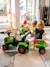Porteur tracteur avec remorque Blanc et rose+Jaune JCB+Rouge et bleu+Vert Claas 20 - vertbaudet enfant 