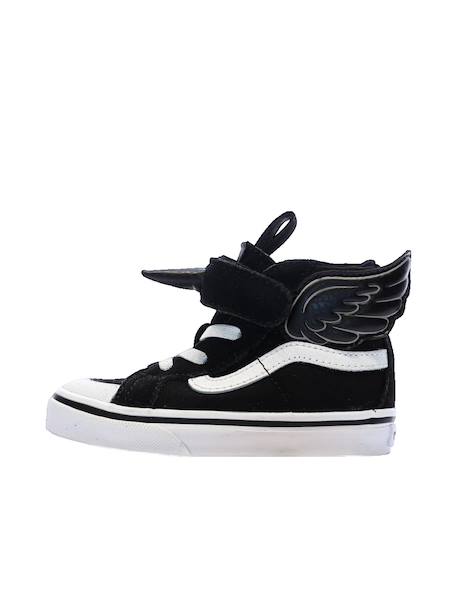Baskets montantes à scratch licorne noir et blanc – confort et maintien enfant Black 1 - vertbaudet enfant 