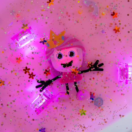 4 cubes lumineux daniel tigre brun Rose 3 - vertbaudet enfant 