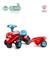Porteur tracteur avec remorque Blanc et rose+Jaune JCB+Rouge et bleu+Vert Claas 16 - vertbaudet enfant 