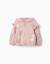 Sweat zippé en coton peigné à capuche et imprimés les aristochats Mauve clair 1 - vertbaudet enfant 