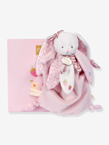 Lapin doudou 25 cm rose 2 - vertbaudet enfant 
