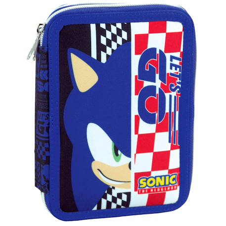 Fille-Accessoires-Fourniture scolaire-Trousse primaire sonic 20 cm