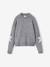 Pull fille manches longues gris 1 - vertbaudet enfant 
