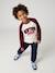 T-shirt manches longues raglan garçon bordeaux 7 - vertbaudet enfant 