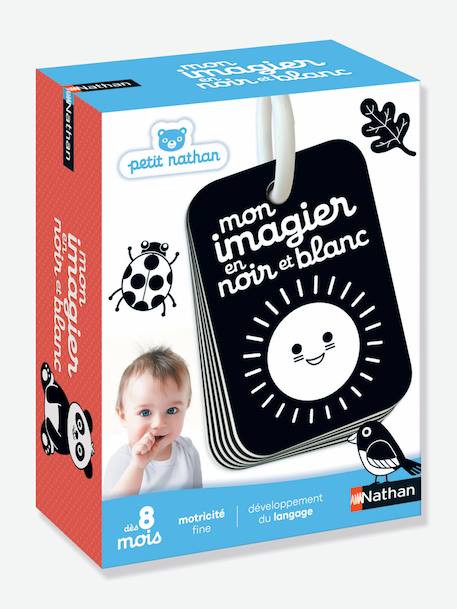 Mon premier imagier noir et blanc noir 1 - vertbaudet enfant 