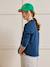 Gilet fille en molleton - coton biologique Amande+Cerise+Marine+Vert anglais 10 - vertbaudet enfant 