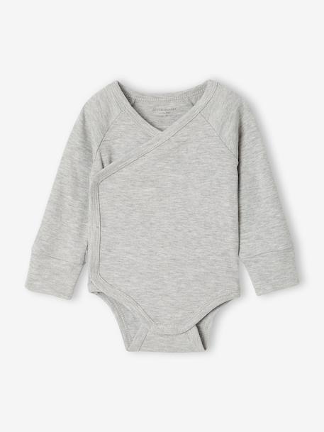 Lot de 5 bodies bébé garçon manches longues caramel 3 - vertbaudet enfant 