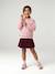 Jupe short fille plissée beige+bordeaux+vert anglais 5 - vertbaudet enfant 