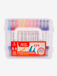 Jouet-24 feutres acrylique double pointe