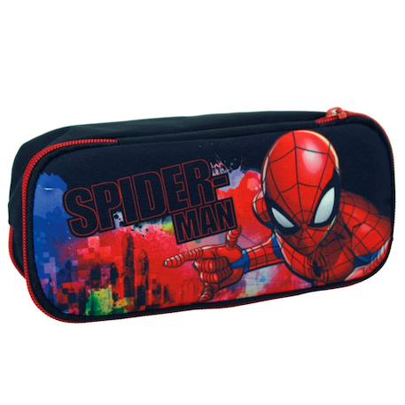 Fille-Accessoires-Fourniture scolaire-Trousse primaire spider-man 23 cm