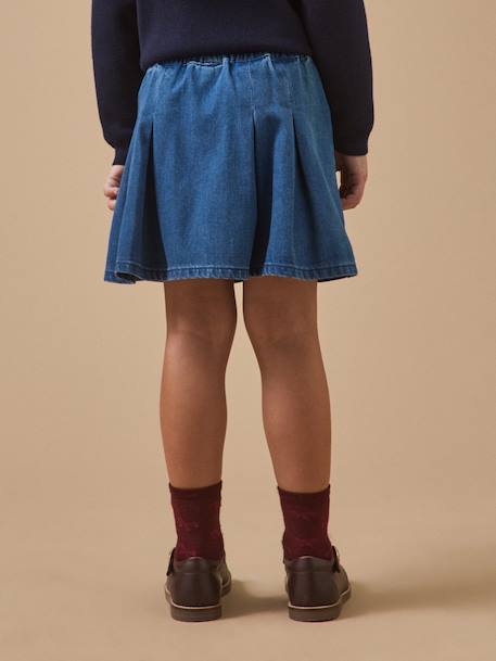 Jupe en denim fille Denim stone 2 - vertbaudet enfant 