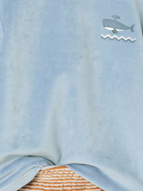 Lot de 2 pyjamas garçon bleu glacier 8 - vertbaudet enfant 