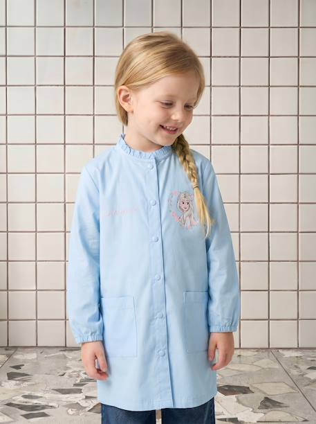 Tablier La Reine des Neiges personnalisable bleu ciel 9 - vertbaudet enfant 