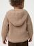 Gilet à capuche bébé en tricot beige chiné 7 - vertbaudet enfant 