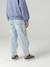 Jean balloon fille bleu moyen+denim bleached 10 - vertbaudet enfant 