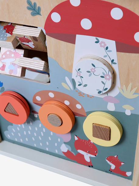 Cube d’activités avec boulier en bois FSC® 4 Saisons+Happy Forest 22 - vertbaudet enfant 