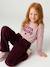 T-shirt manches longues fille encre+rose pâle+vert 5 - vertbaudet enfant 