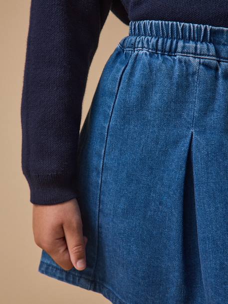 Jupe en denim fille Denim stone 3 - vertbaudet enfant 