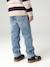 Jean garçon droit à revers denim brut+stone 15 - vertbaudet enfant 