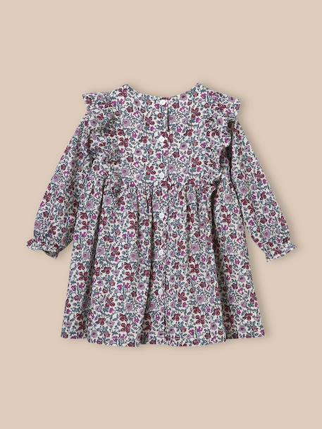 Robe en tissu liberty meadow bébé Liberty meadow violet 4 - vertbaudet enfant 