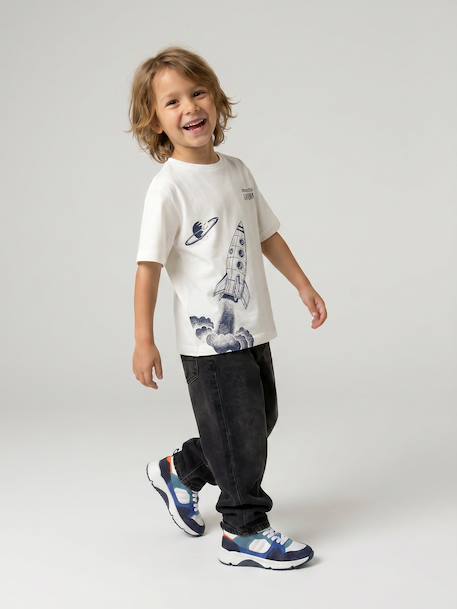 T-shirt manches courtes garçon écru 7 - vertbaudet enfant 