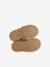 Basket bébé fille cuir à scratchs beige imprimé+jaune d'or 12 - vertbaudet enfant 