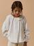 Chemise en gaze de coton fille Ecru 1 - vertbaudet enfant 