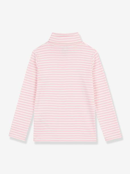 Sous-pull enfant rayé rose 3 - vertbaudet enfant 