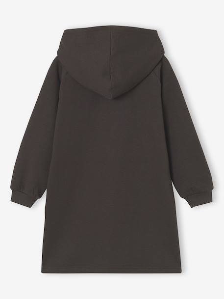 Robe sweat à capuche Rolling Stones anthracite 2 - vertbaudet enfant 