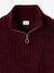 Pull camionneur sans manches fille bordeaux+gris chiné 4 - vertbaudet enfant 