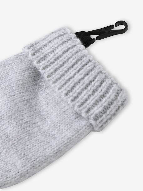 Ensemble bébé bonnet, snood et moufles gris chiné 6 - vertbaudet enfant 