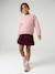Jupe short fille plissée beige+bordeaux+vert anglais 4 - vertbaudet enfant 
