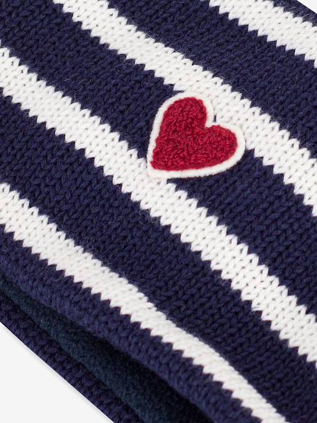 Snood bébé rayé marine 2 - vertbaudet enfant 