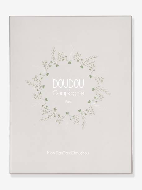 Doudou lapin 20 cm blanc 3 - vertbaudet enfant 