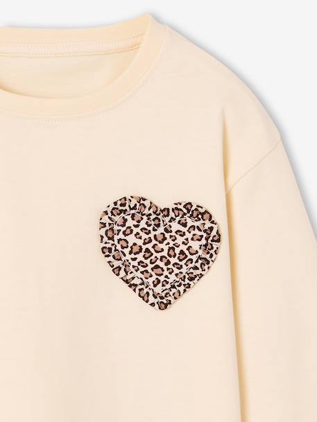 T-shirt manches longues fille écru+vanille 6 - vertbaudet enfant 