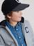 Sweat zippé à capuche garçon Gris chine 3 - vertbaudet enfant 