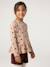 Blouse manches longues fille bois de rose+taupe 5 - vertbaudet enfant 