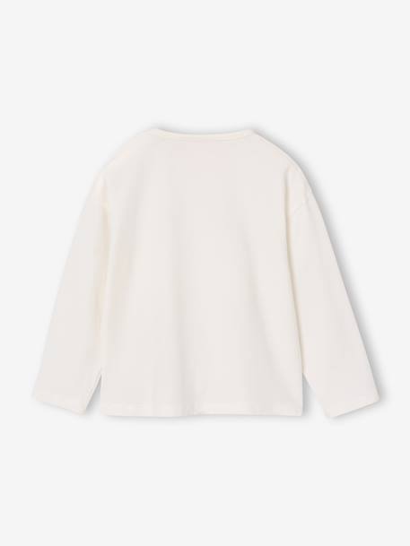 T-shirt manches longues Pat Patrouille fille écru 2 - vertbaudet enfant 
