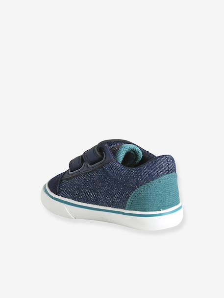 Chaussures premiers pas bébé à scratch bleu 3 - vertbaudet enfant 