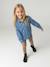 Chemise fille manches longues bleu jean 5 - vertbaudet enfant 