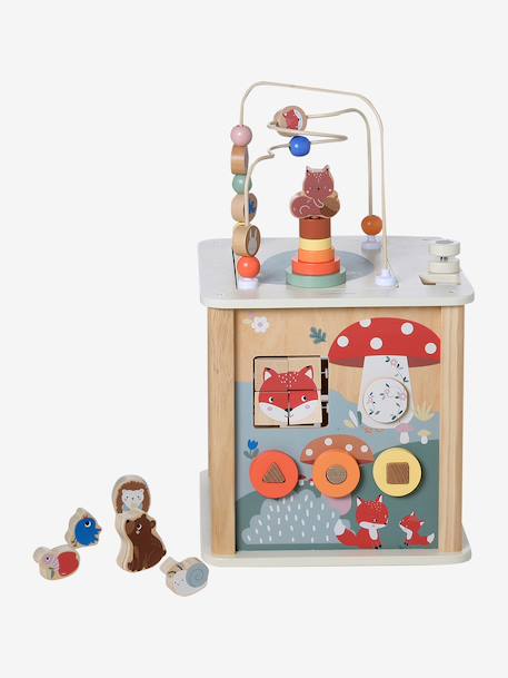 Cube d’activités avec boulier en bois FSC® 4 Saisons+Happy Forest 14 - vertbaudet enfant 