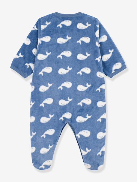 Surpyjama bébé imprimé baleine bleu nuit 2 - vertbaudet enfant 