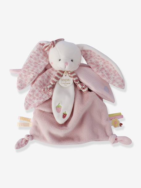 Lapin doudou 25 cm rose 1 - vertbaudet enfant 
